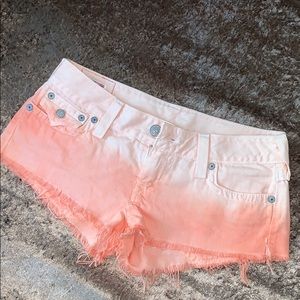 Ombré Denim shorts